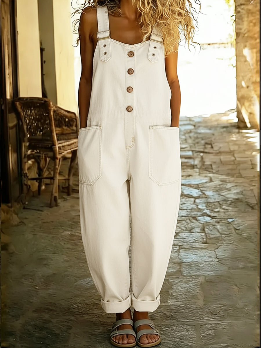 Amanda Casual Denim Jumpsuit – Soréa