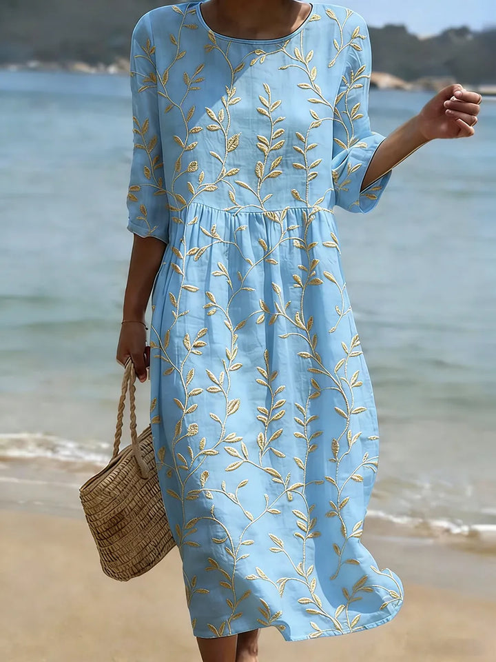 Lunessa | Floral Garden Midi Dress
