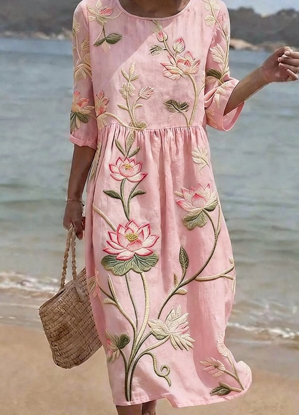 Lunessa | Floral Garden Midi Dress