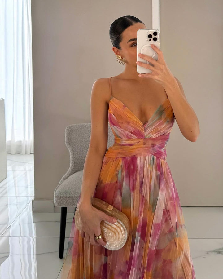 Camila | Ethereal Floral Maxi Dress