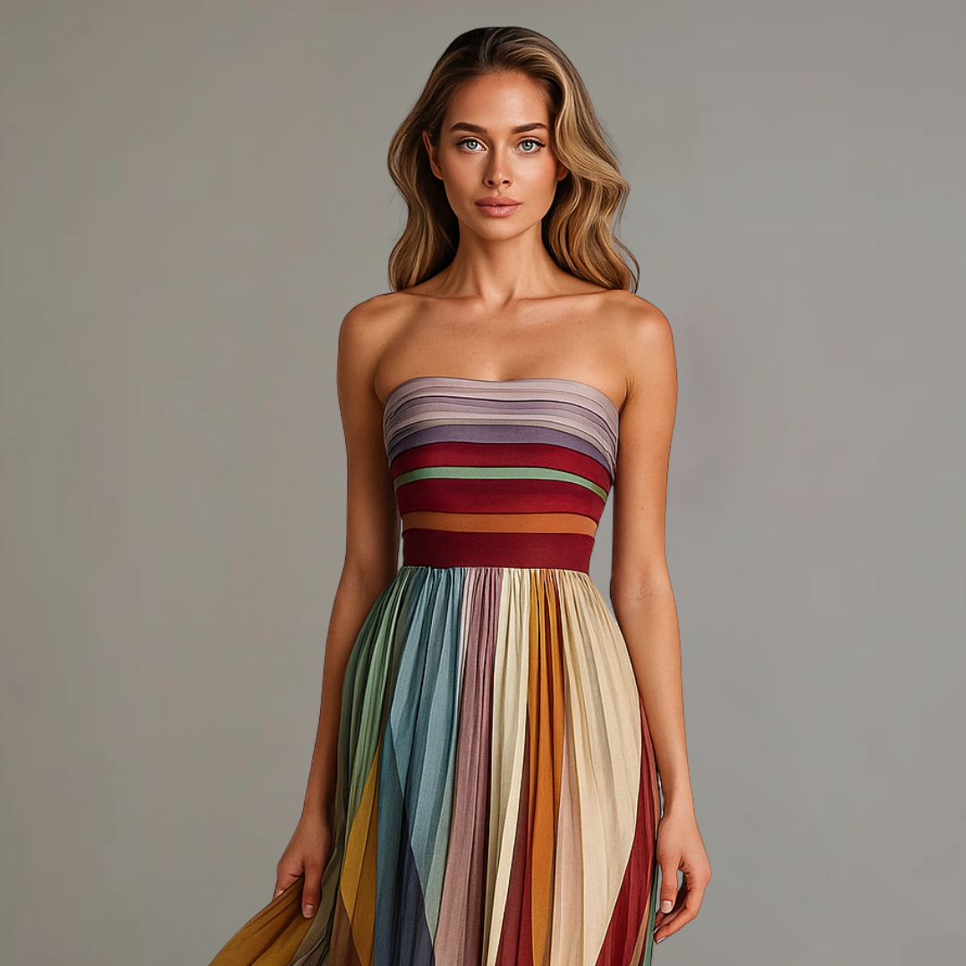 Sienna | Flowing Pleated Maxi Dress