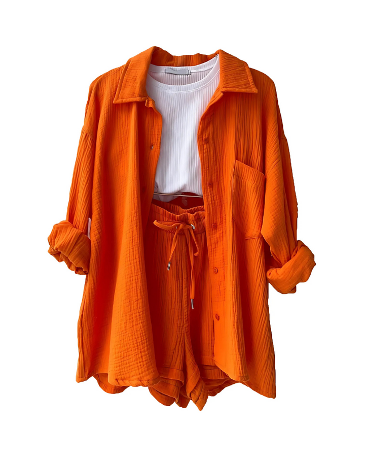 Evara | Chic Button Co-Ord Set