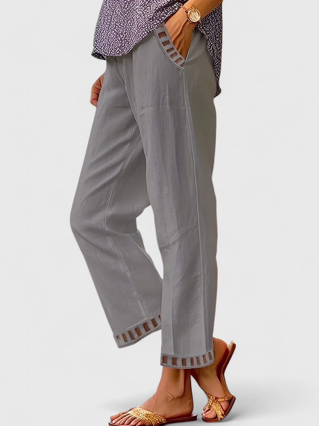Livia | Polished Straight-Leg Pants