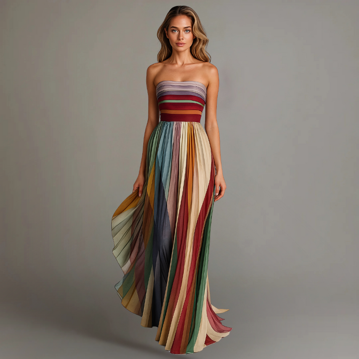 Sienna | Flowing Pleated Maxi Dress