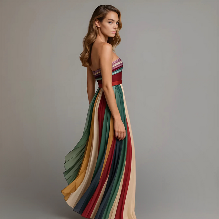 Sienna | Flowing Pleated Maxi Dress