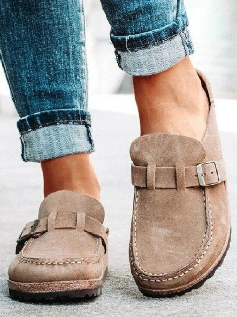 Ocevia | Suede Comfort Slip-On Clogs