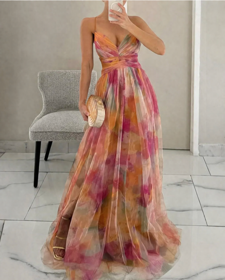 Camila | Ethereal Floral Maxi Dress