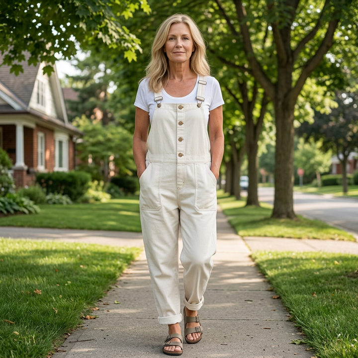 Amanda Casual Denim Jumpsuit