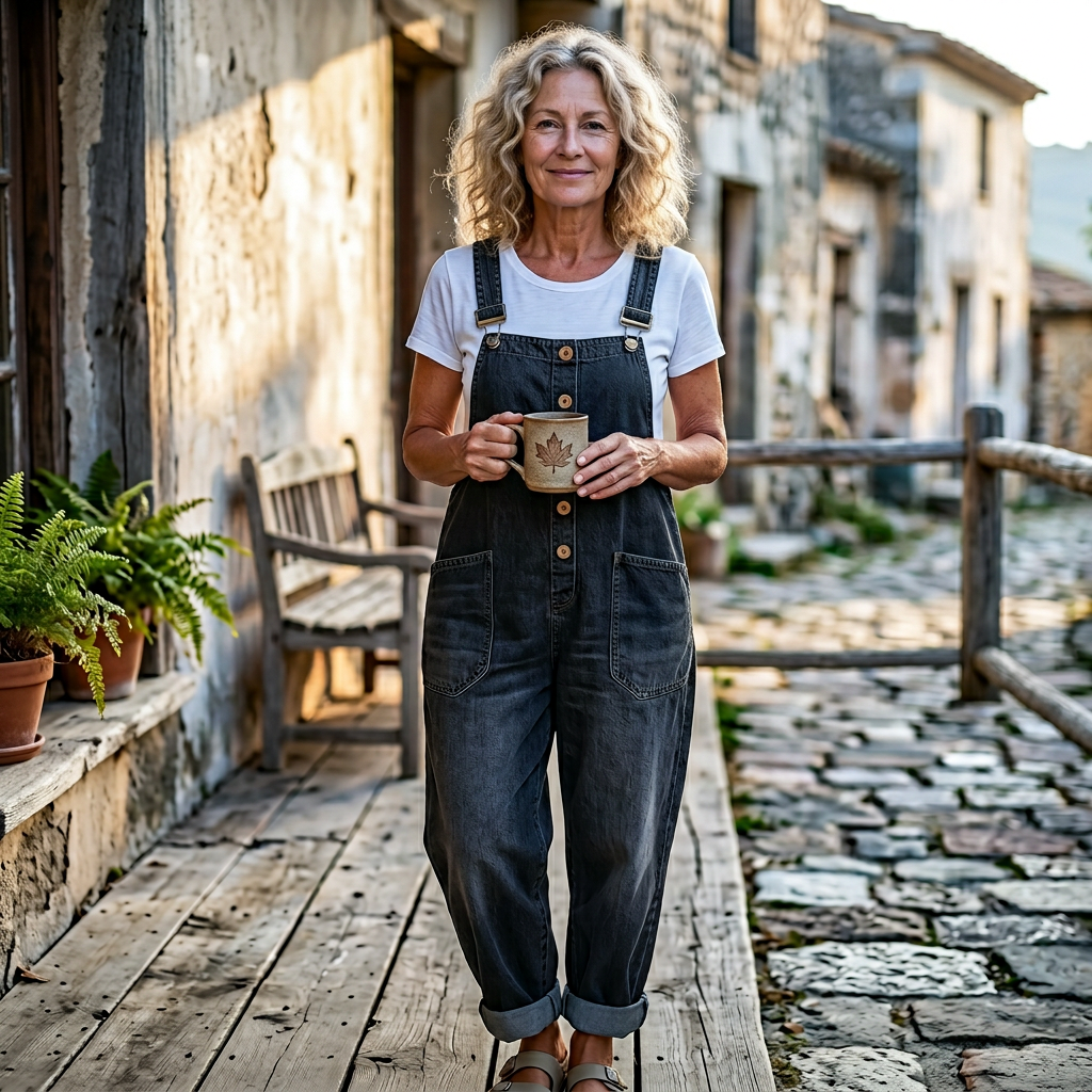 Amanda Casual Denim Jumpsuit