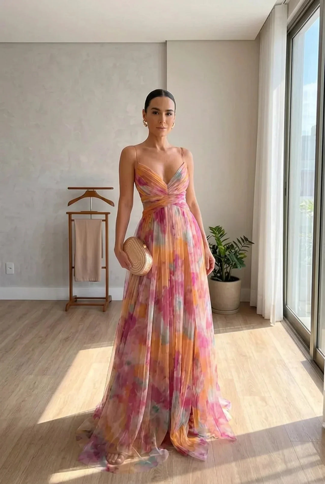 Camila | Ethereal Floral Maxi Dress
