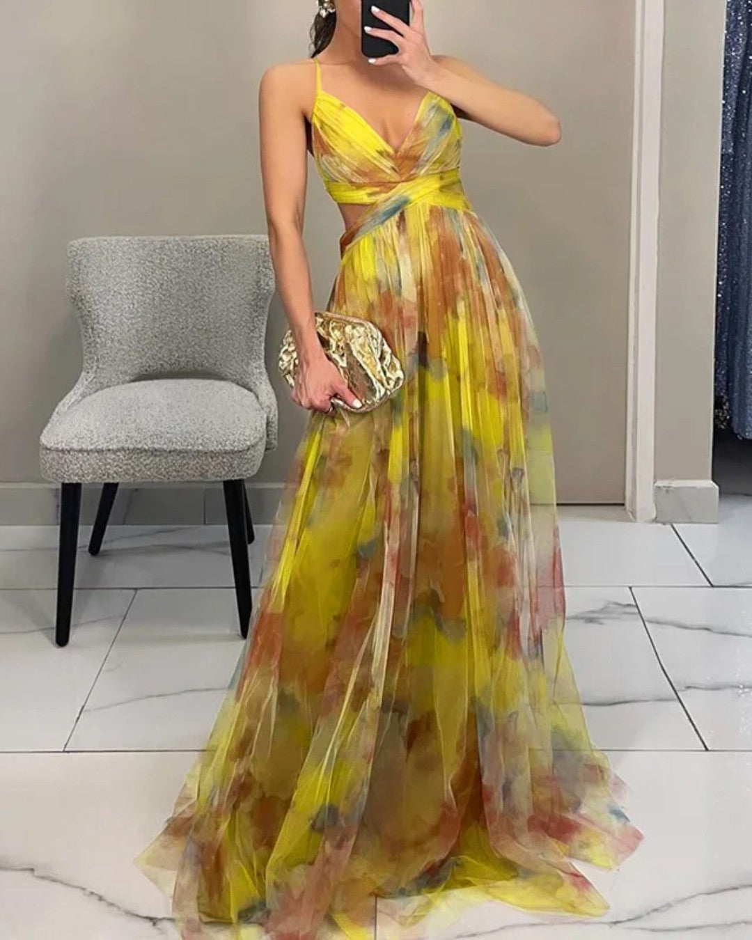 Camila | Ethereal Floral Maxi Dress