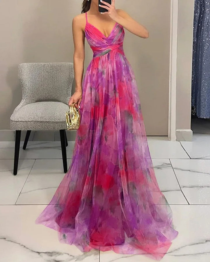 Camila | Ethereal Floral Maxi Dress