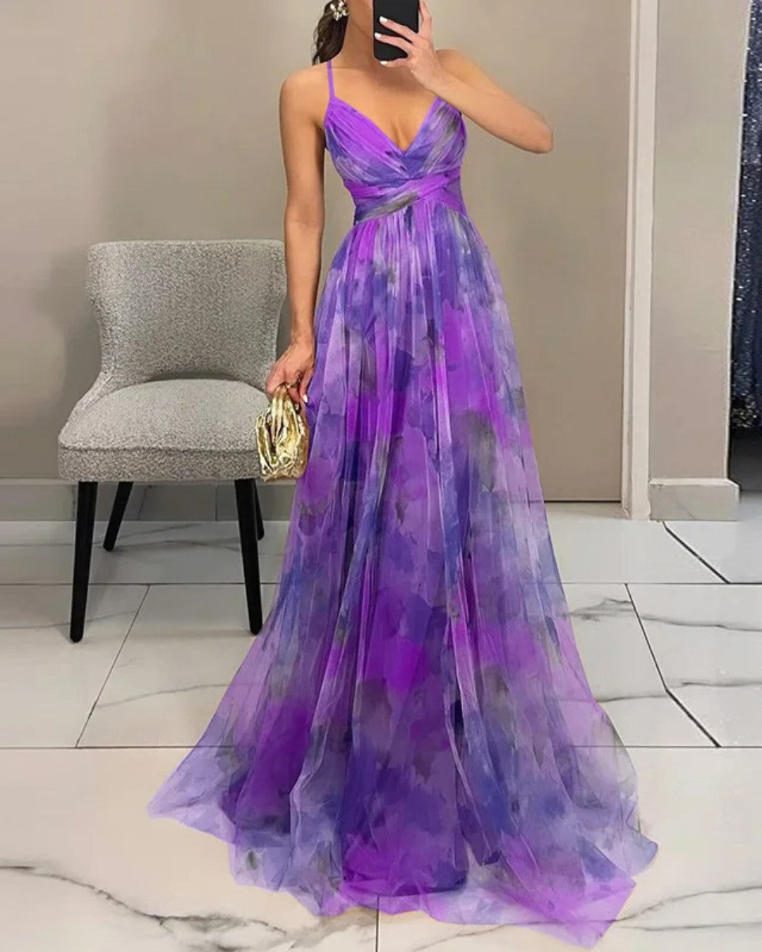 Camila | Ethereal Floral Maxi Dress