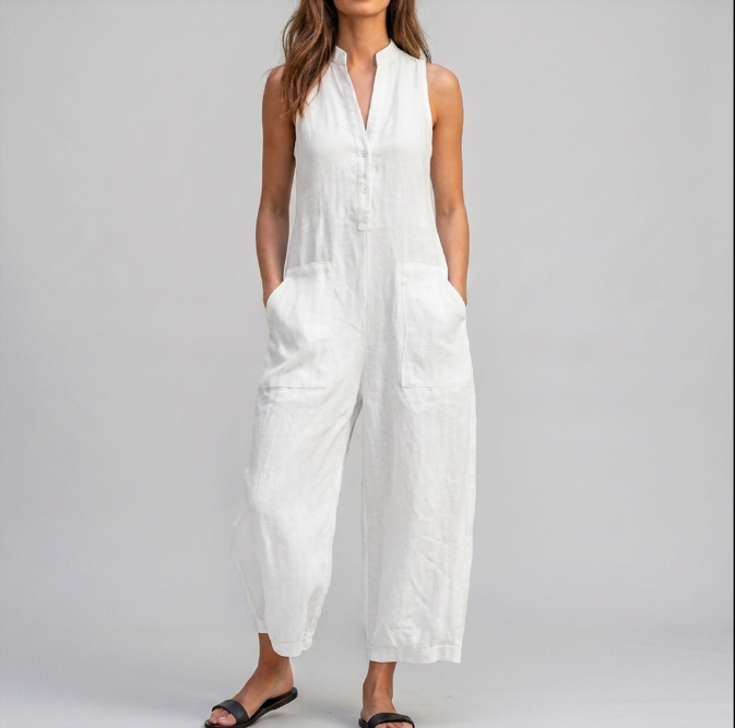 Aurelle | Effortless Wide-Leg Jumpsuit