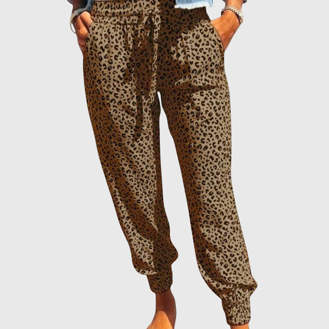 Amaya | Relaxed Leopard Wide-Leg Pants